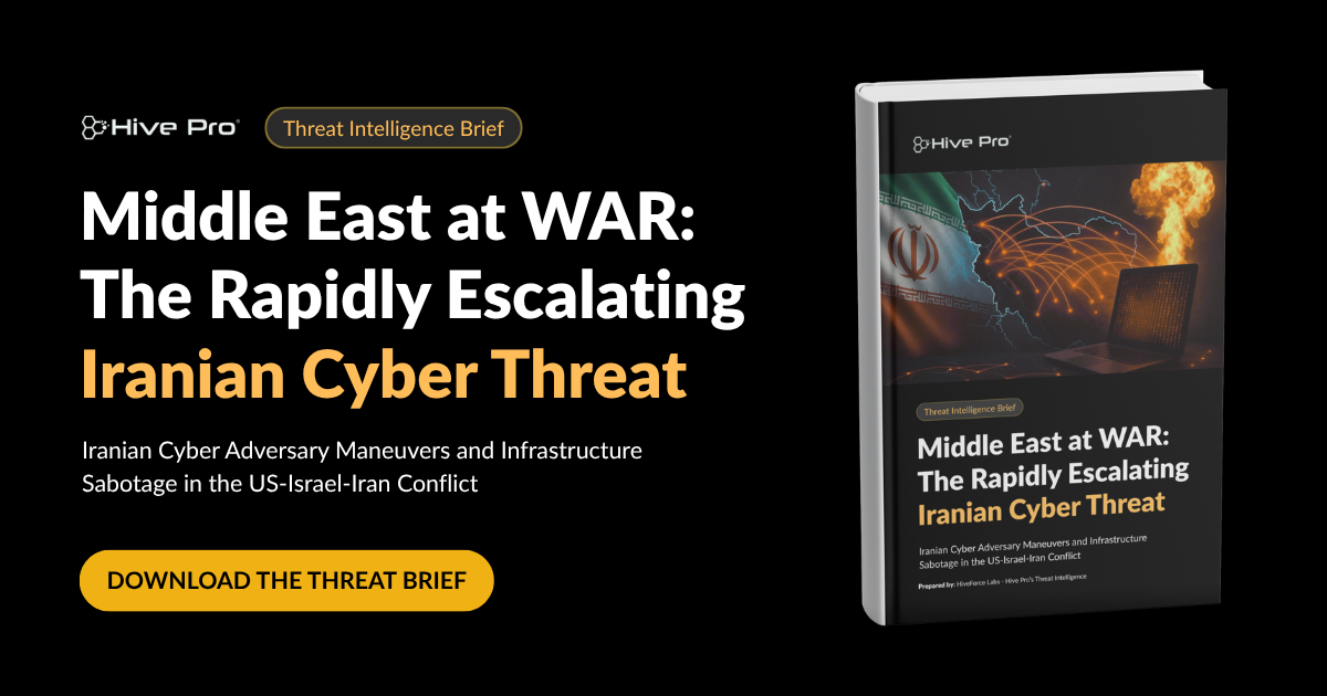 Iranian Cyber Threat Briefing for Security Teams | HivePro